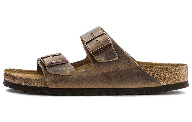 Birkenstock Slide Slippers Unisex Tobacco Regular