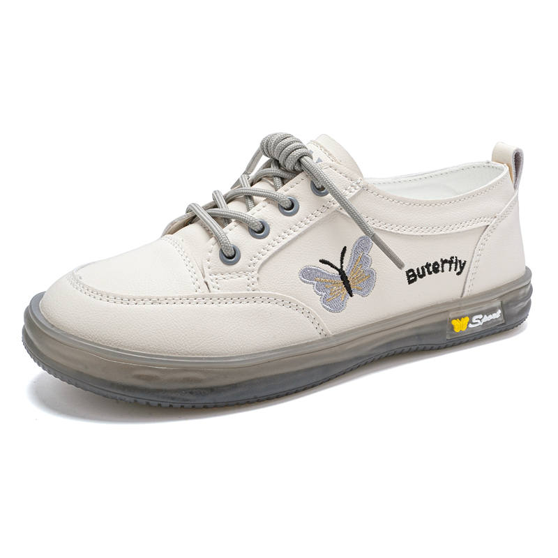 Reivantix Reivanti Microfiber Leather Low top Casual Shoes Women's Beige Gray