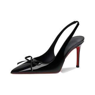 YIYIQIN Pu Slim Heel High Heels Women's