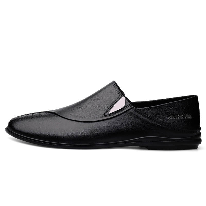 XIMO BULL Casual Leather Shoes Men's Low Top