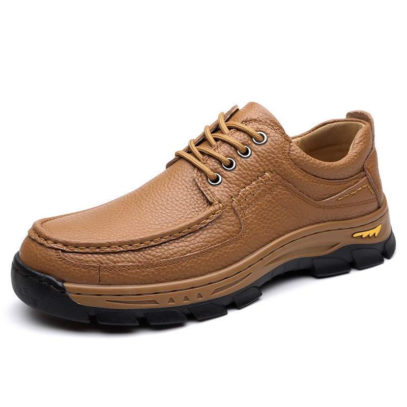 CITONGXIANSHENG Cow Split Leather Casual Shoes Men's