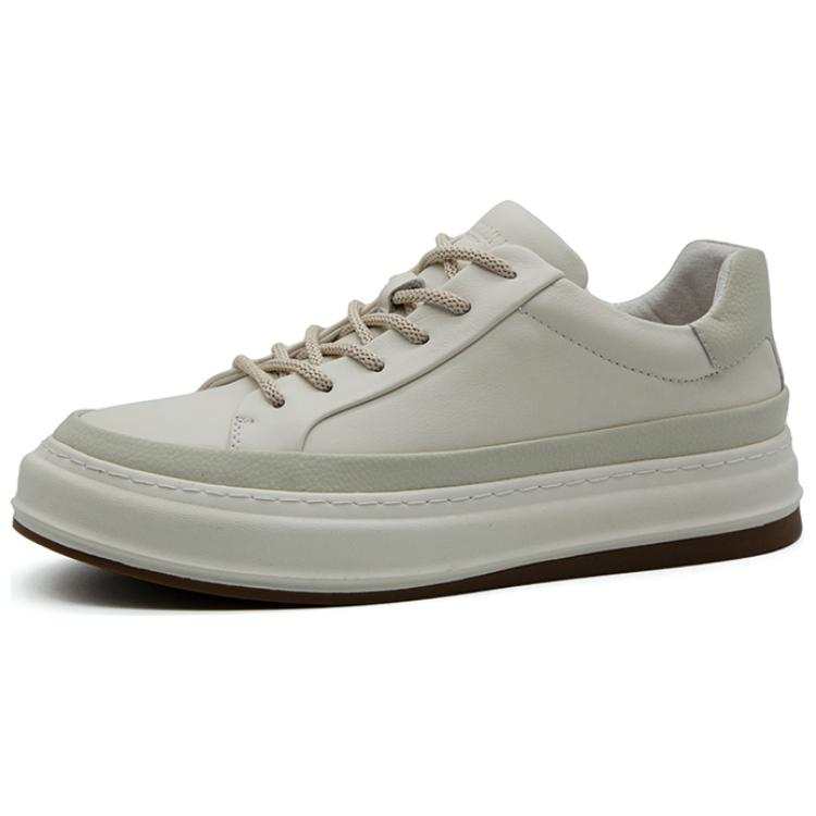 AOLUN Top Grain Cow Leather Slip Resistant, Abrasion Resistant, Breathable Low top Versatile Skateboard Shoes Men's