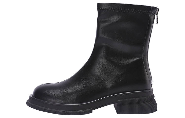 DAPHNE DAPHNE Ankle Boots Women's Black/Milk Tea