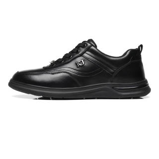 KJ Men's Casual Shoes Men's Low Top Black