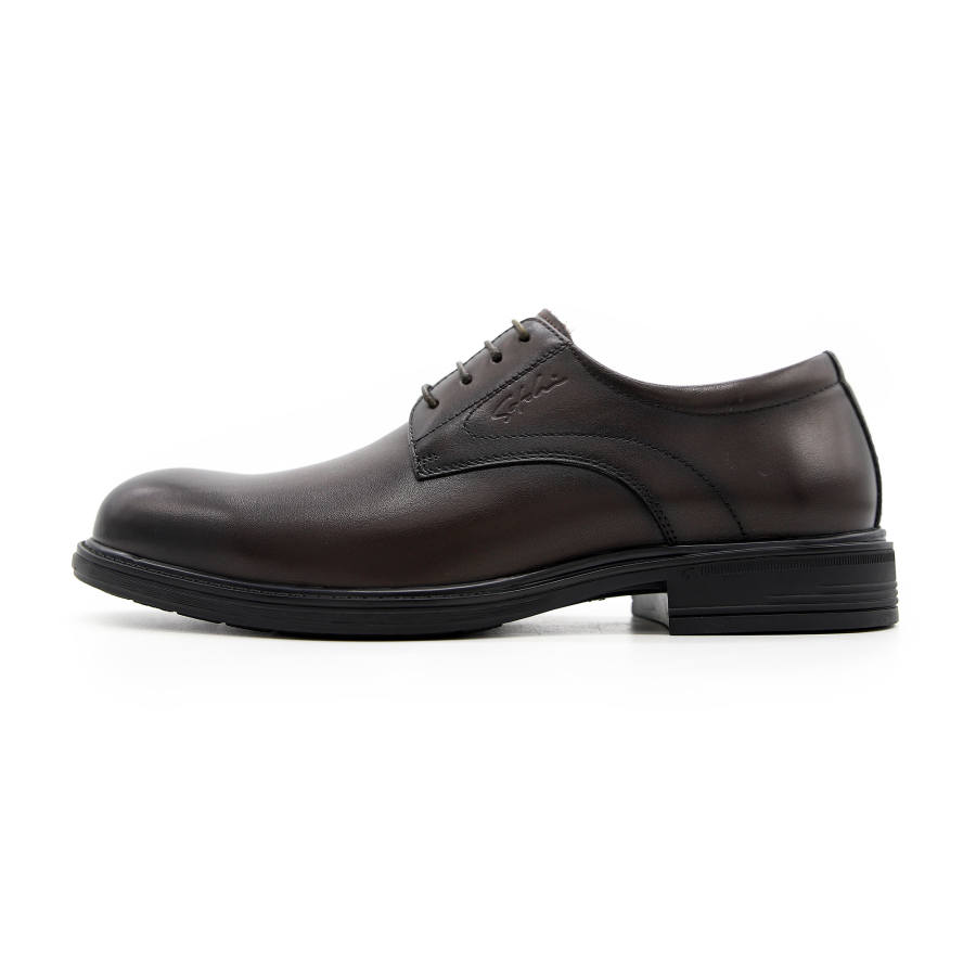 Satchi Cow Leather Dress Shoes Men's Coffee