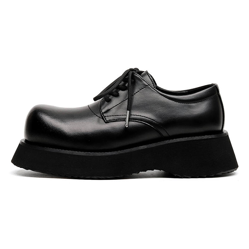 LUOMAIKE Microfiber Leather Casual Shoes Men's Black
