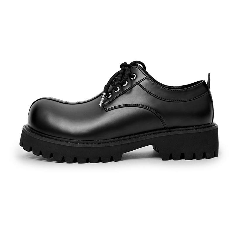 WEISHIBANGWEI WEISHIBANGWEI Cow Split Leather Casual Shoes Men's Black