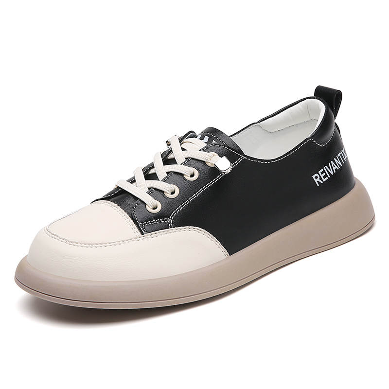 Reivantix Reivanti Microfiber Leather Low top Casual Shoes Women's Black