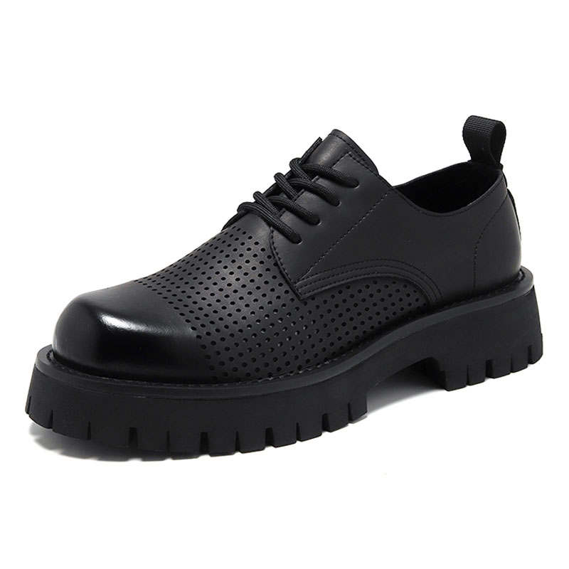 KAQIAODI Men's Casual Shoes Men's Low Top Black/Yellow