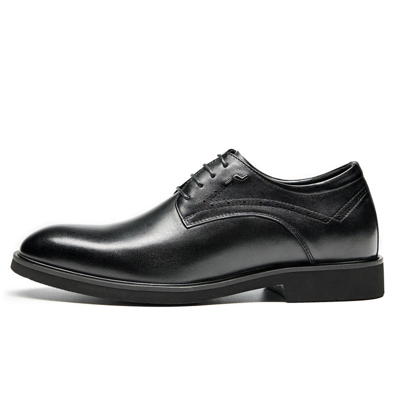 GOG Top Grain Cow Leather Dress Shoes Men's Black