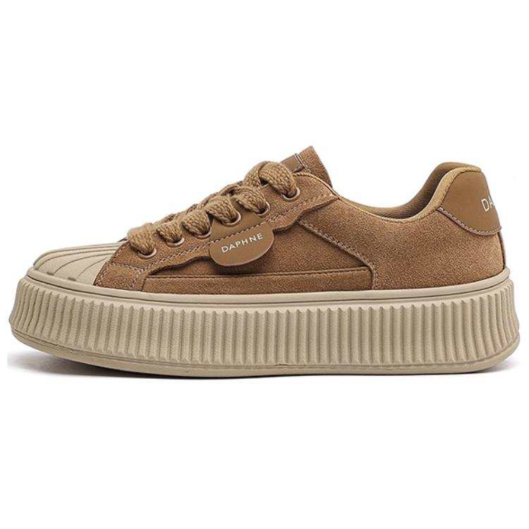 DAPHNE Cow Split Leather Slip Resistant Low top Skateboard Shoes Women's