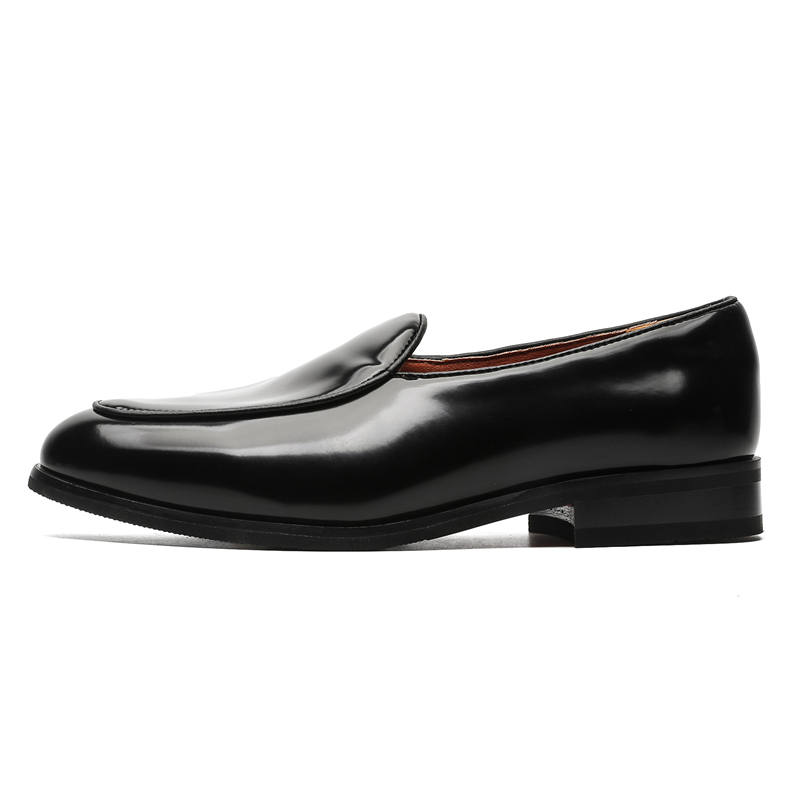 WEISHIBANGWEI WEISHIBANGWEI Microfiber Leather Loafers Unisex Black