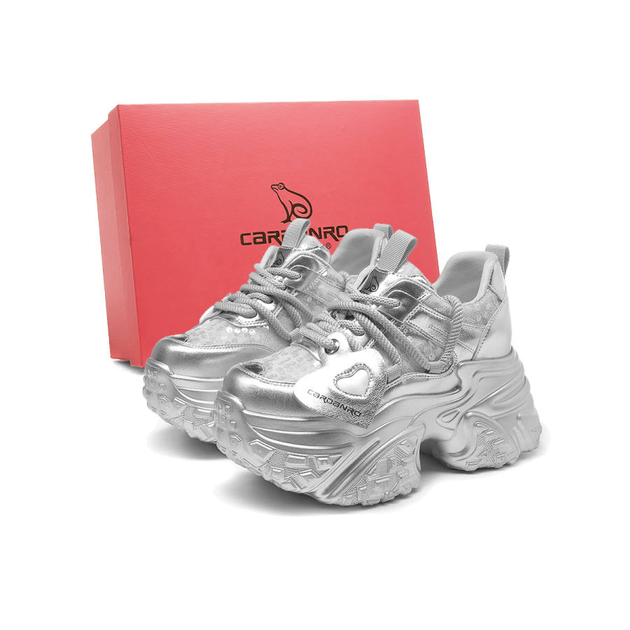 CARDANRO Petite Favorite Hong Kong Style Sequin Individual Chunky Sneakers Women's