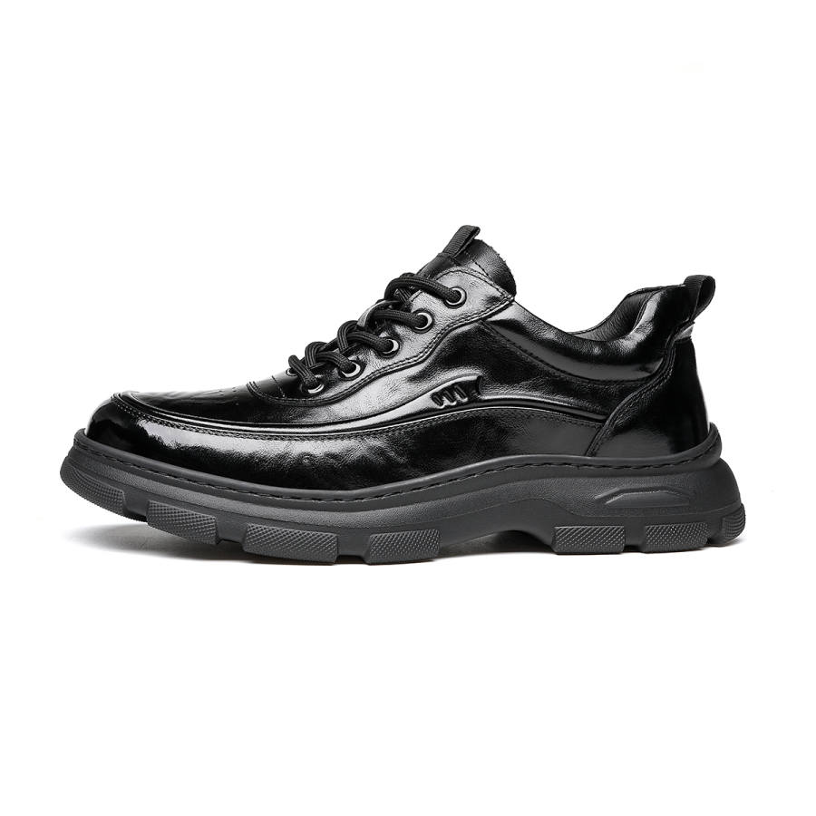 Millies MILLIE'S Top Grain Cow Leather Abrasion Resistant Low top Casual Shoes Men's Black