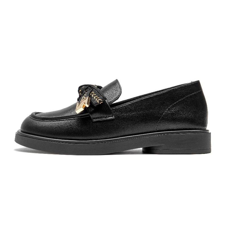 DUSTO Loafers Women's Black/Beige