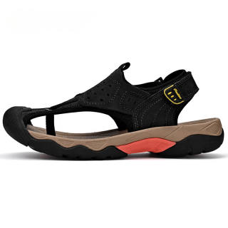 ZANSITE Top Grain Cow Leather Breathable And Slip Resistant Breathable And Slip Resistant River Trekking Shoes Men's