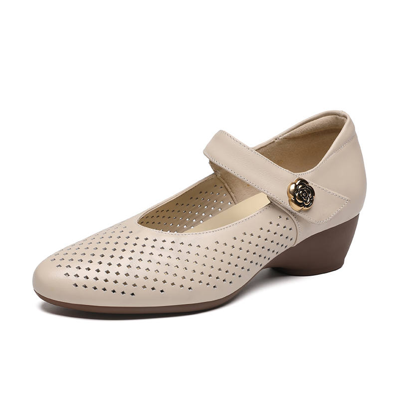 ZHR Cow Leather Women's Casual Shoes Women's