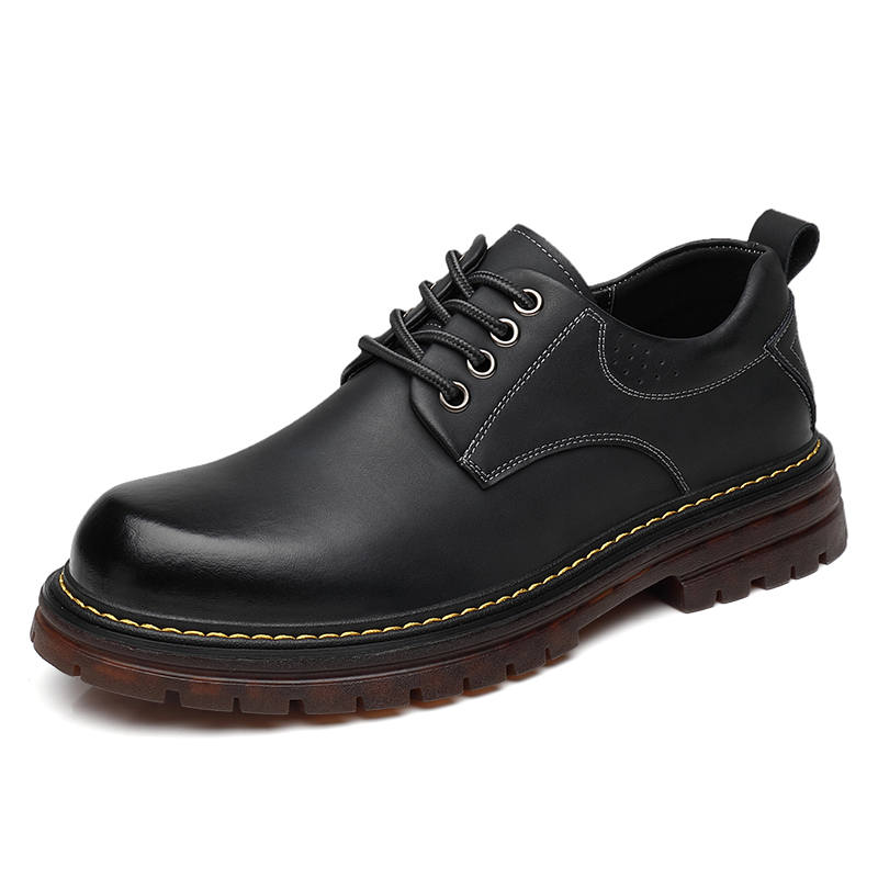 POPULAR ROUSE PR Cow Split Leather Casual Shoes Men's