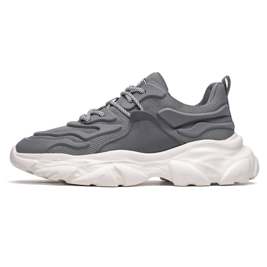 15 MINS 15 MINS Chunky Sneakers Men's Low Top Gray