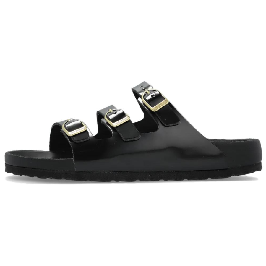 Birkenstock Florida Slip Resistant Slide Slippers Women's Black