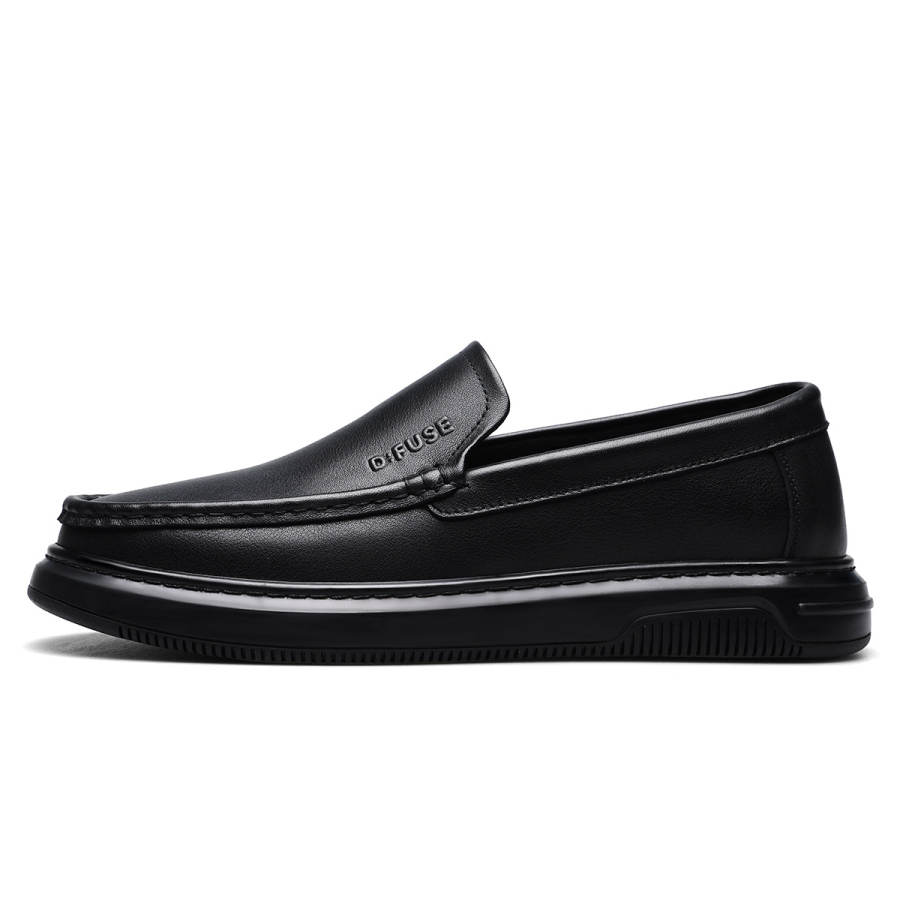 D:FUSE SCANDINAVIA D FUSE SCANDINAVIA Cow Leather Casual Shoes Men's Black