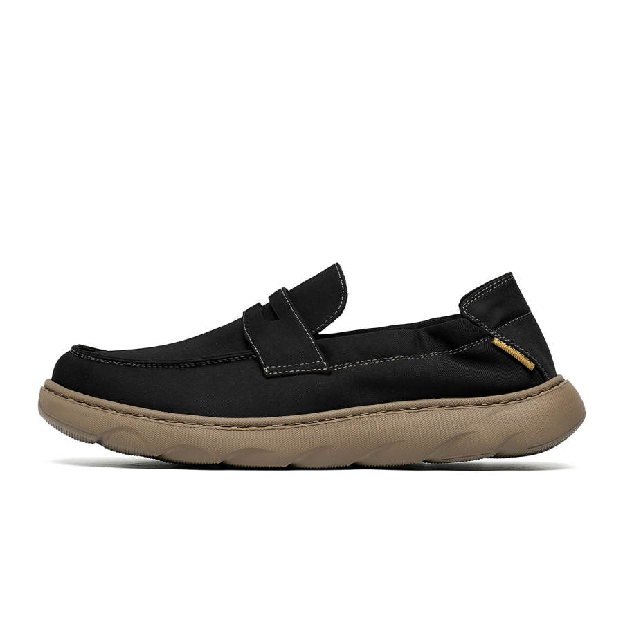 C°BANNER Fabric Casual Shoes Men's Black