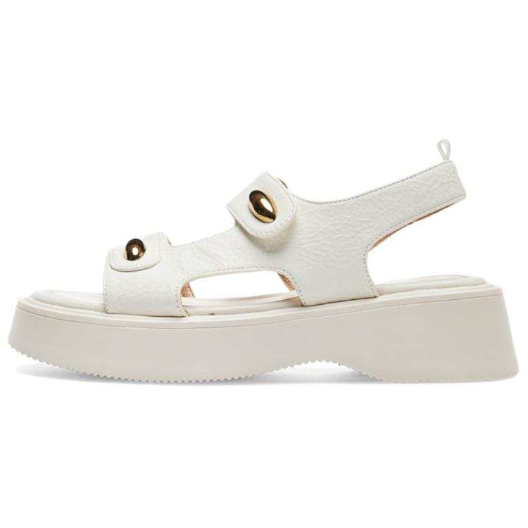 AGSDON AGSDON Artificial Leather One Strap Sandals 5cm Women's
