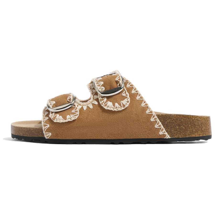 LANMOU Slide Slippers Women's Light Chestnut