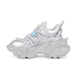 Z COSMOS ZERO COSMOS Low top Chunky Sneakers Silver Gray