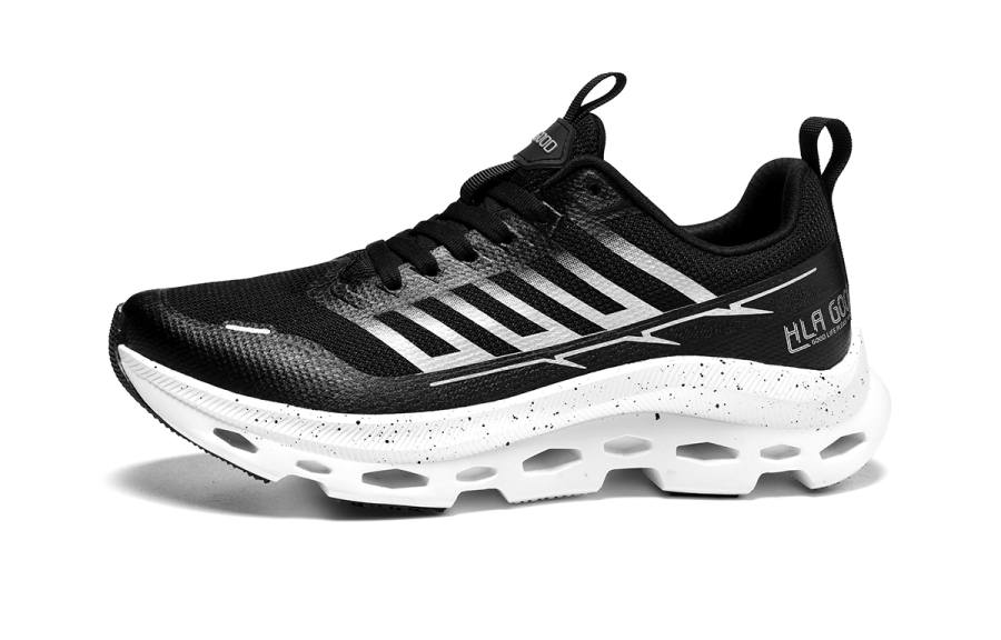 HLA Casual Shoes Men's Low Top Black/White Green