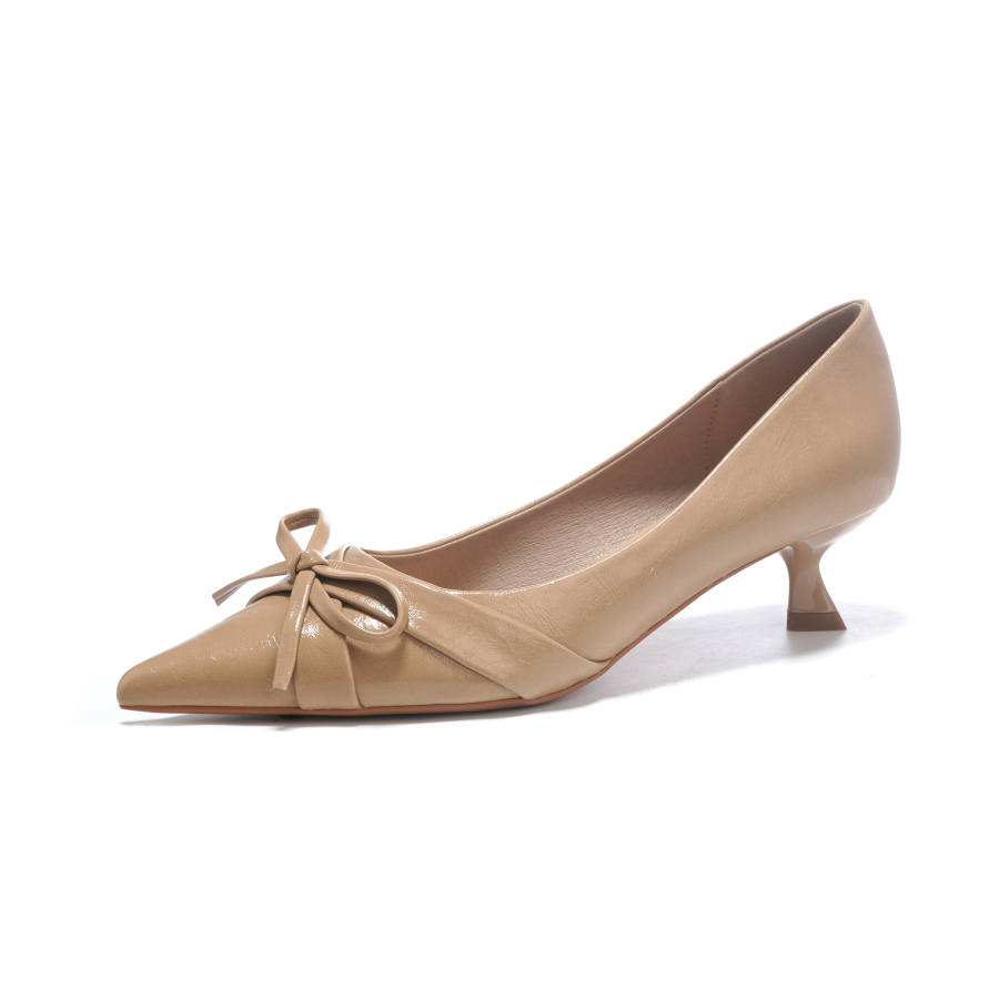 TATAYA Microfiber Leather Slim Heel High Heels Women's
