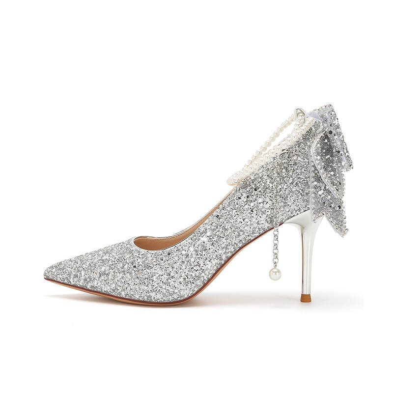 Lanza Zodiac Year Of The Dragon Collection Gift Box Set Glitter Leather Slim Heel High Heels 6.5cm Women's