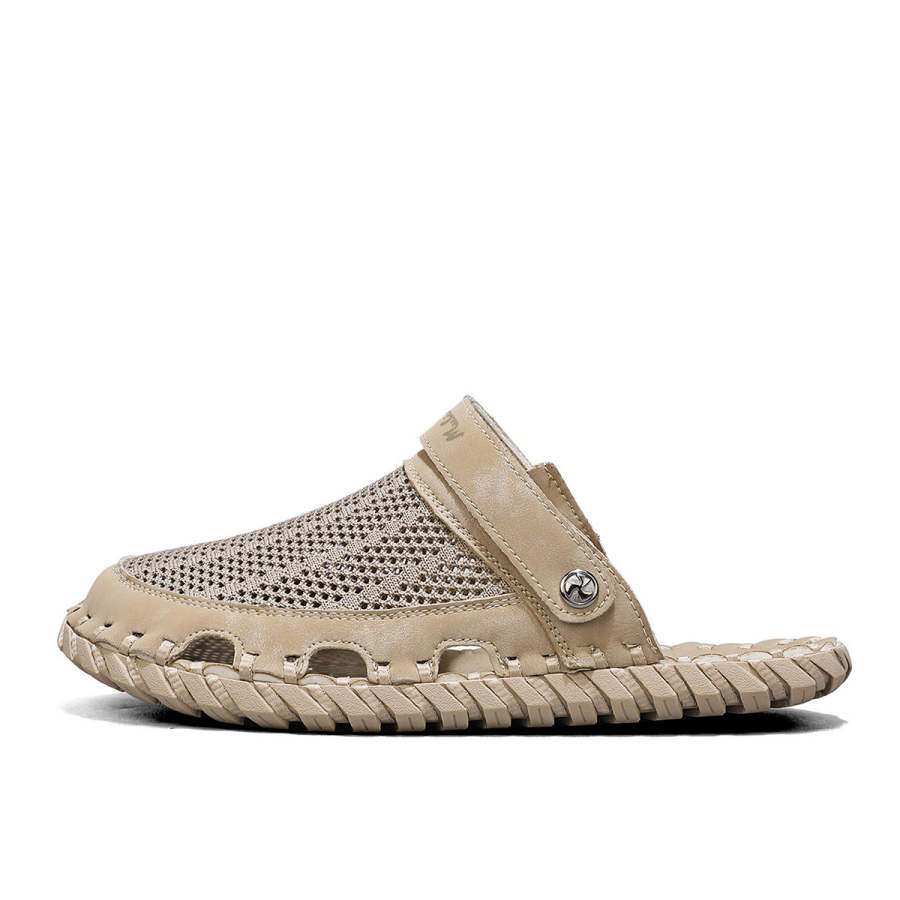 Mulinsen Abrasion Resistant Abrasion Resistant Closed Toe Slippers Men's