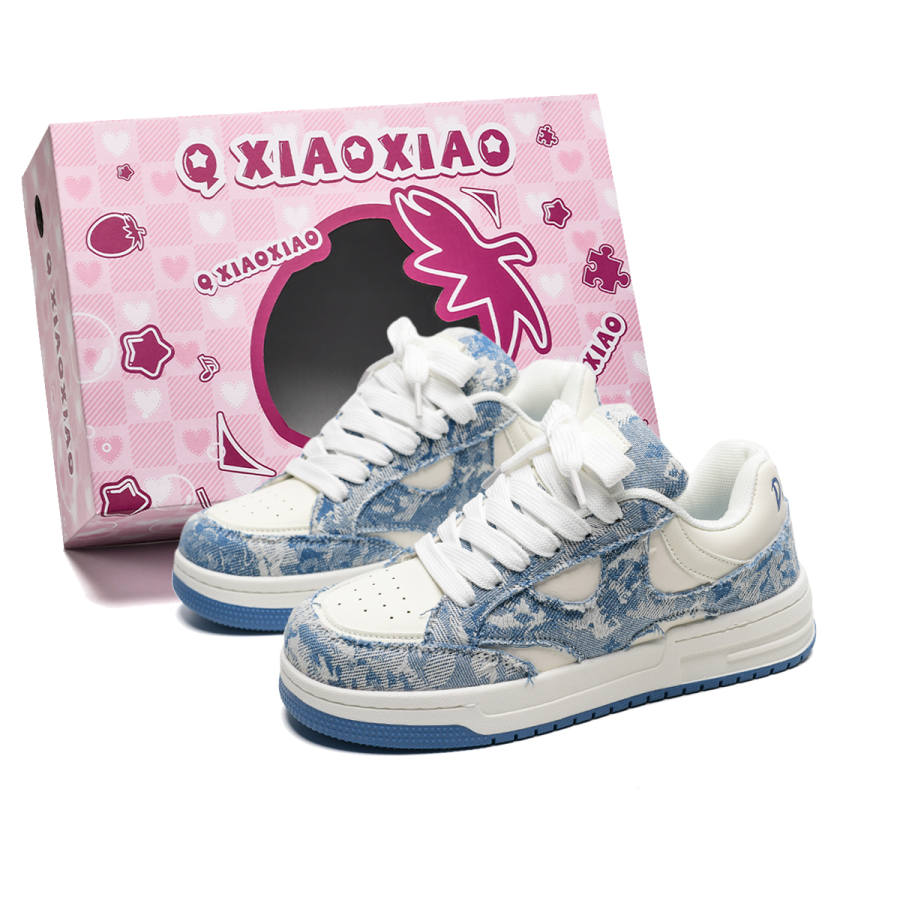 QUANXIAOXIAO Canvas Cushioning Height Increasing Abrasion Resistant Slip Resistant