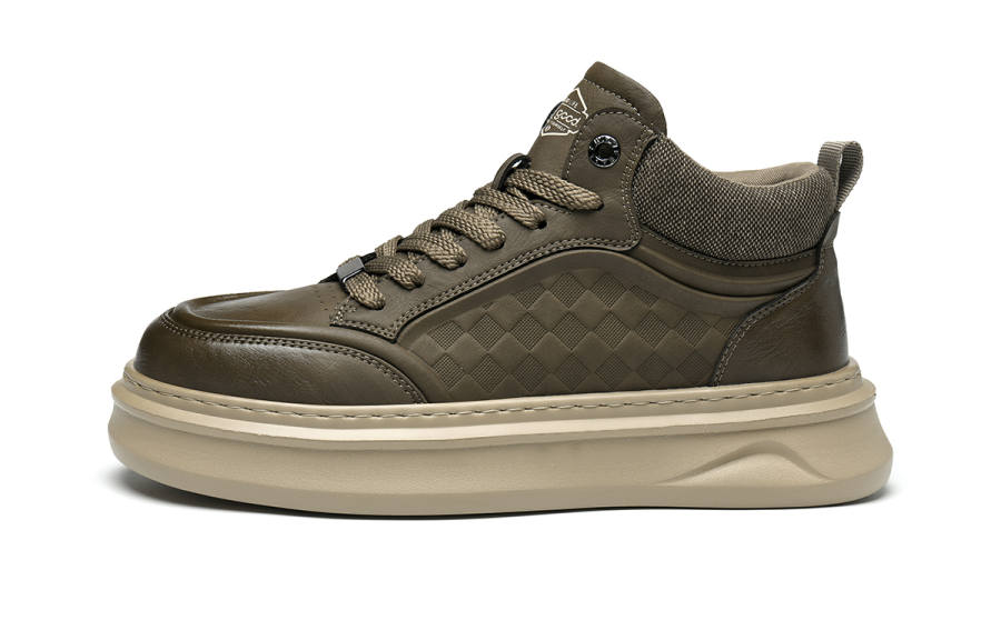 HLA Synthetic Leather Mid top Skateboard Shoes Men's