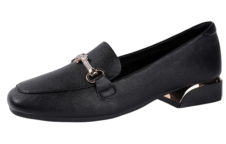 DAPHNE DAPHNE Loafers Women's Black White