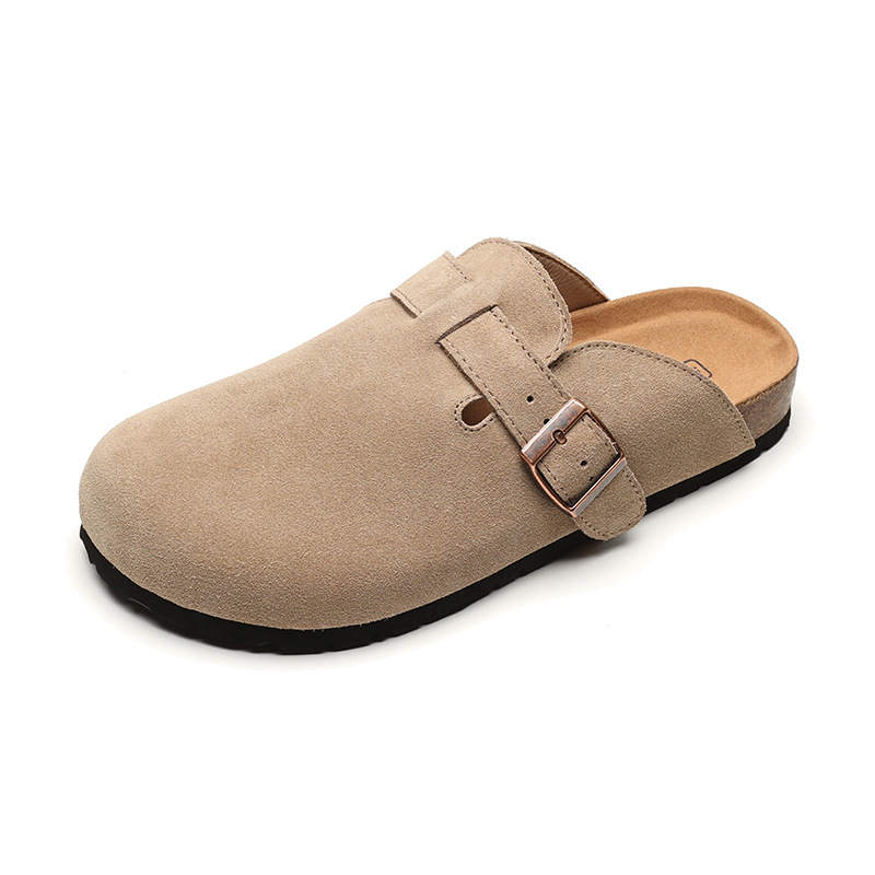 QITUMAUL Abrasion Resistant Slip Resistant Closed Toe Slippers Women's