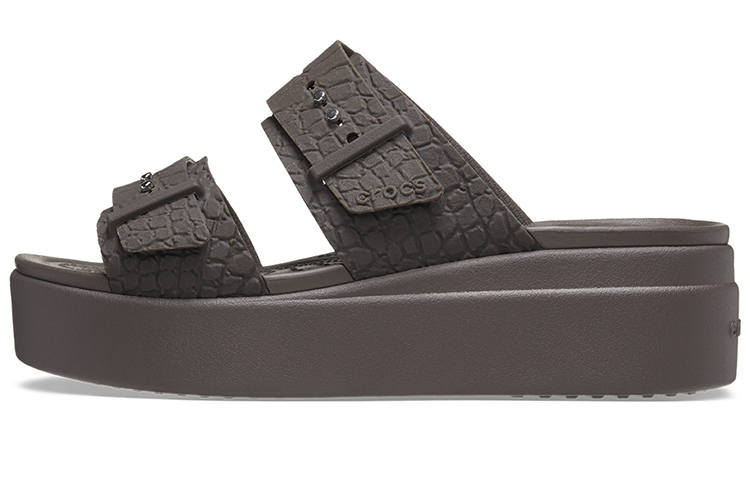 Crocs Crocs 2 Straps Brooklyn 'Brown' Women's