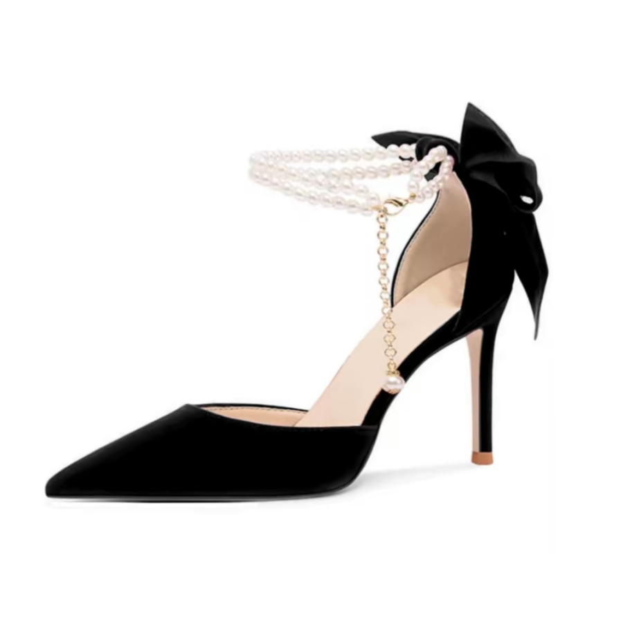 WOXXXN Pu Slim Heel High Heels Women's