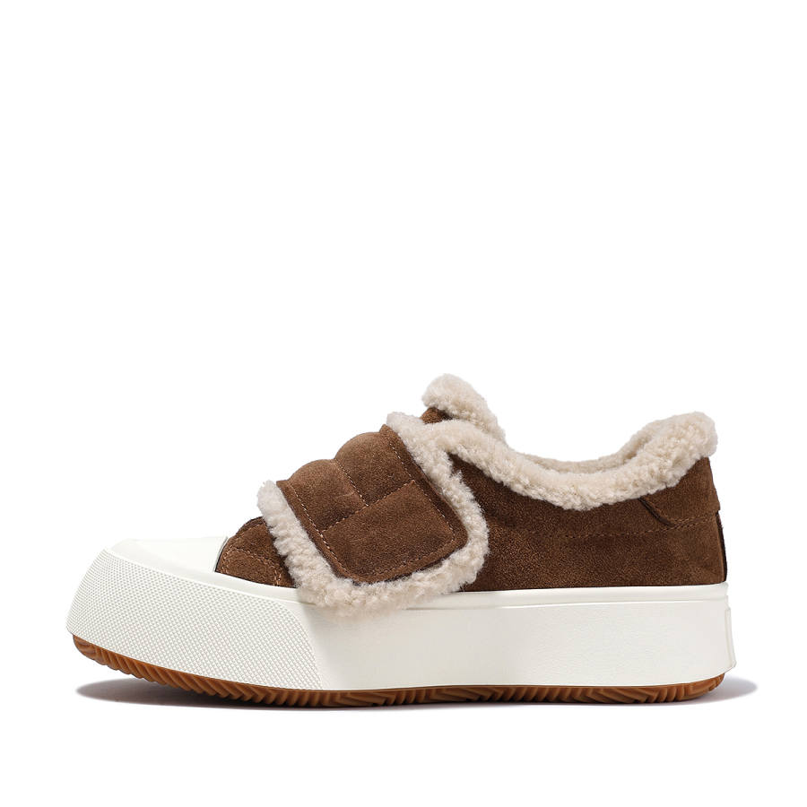 BELLALILY Cow Split Leather Versatile Fashion Fleece Lined Thermal Low top Casual Shoes Women's