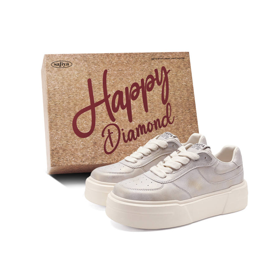 Safiya Cow Split Leather Low top Skateboard Shoes Women's