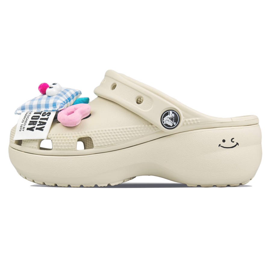 Crocs Crocs Classic Platform Clog BNK Pillow Party EVA Clogs Women's White