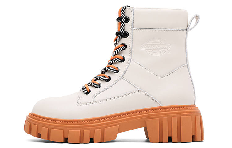 Dickies Dickies British Trendy Comfortable Versatile Combat Boots Women's Light Gray