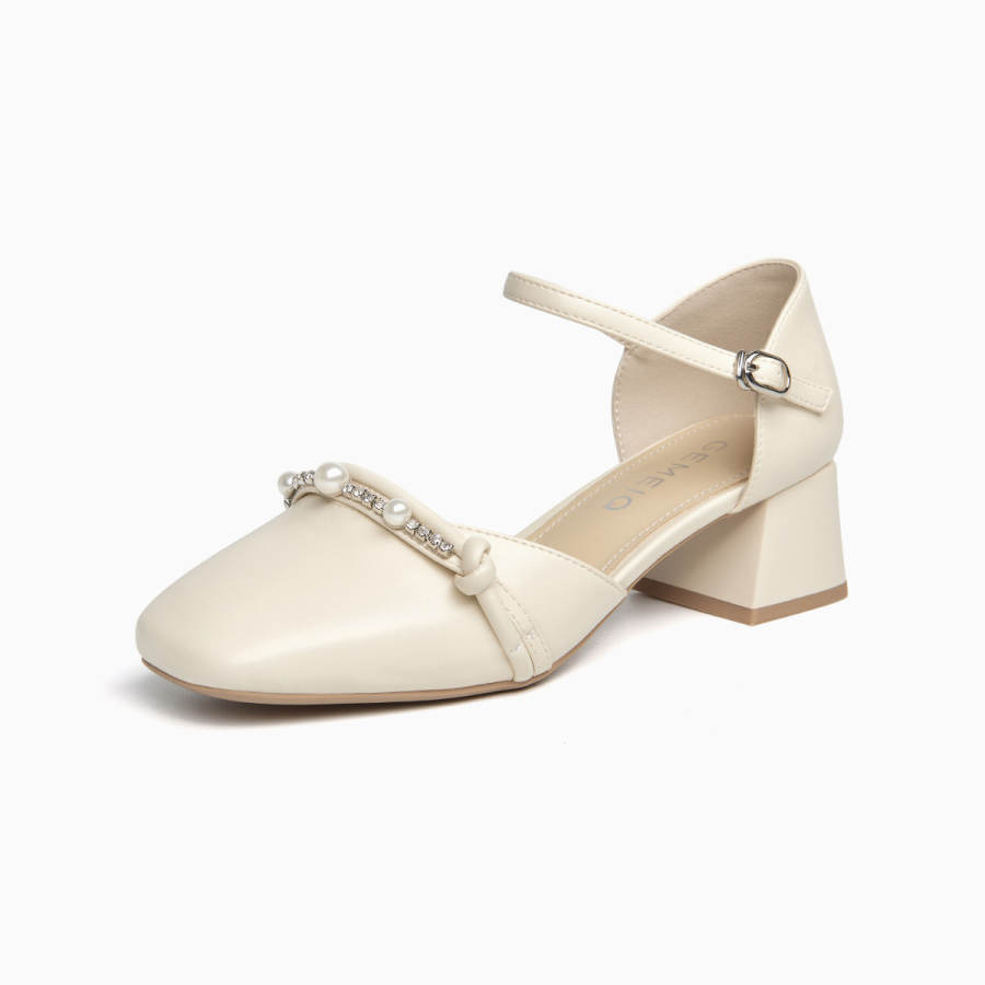 GEMEIQ GEMEIQ High Heels Women's Beige
