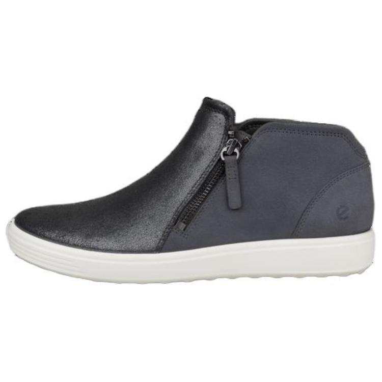 Ecco Ecco Leather Ankle Boots Women's Silver