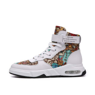 BABINDA Combat Boots 4cm Men's White