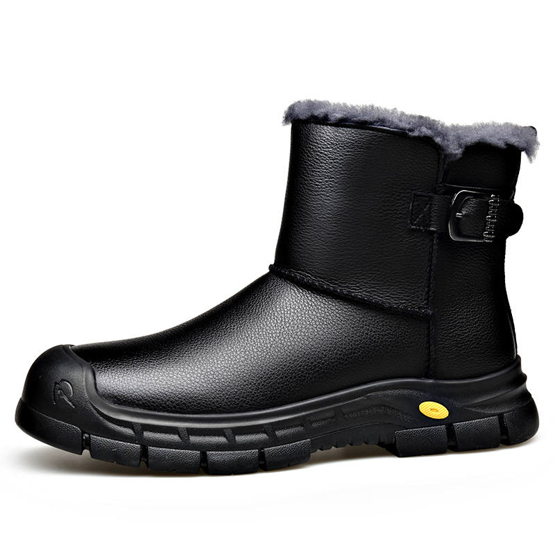 LUOMAIKE Comfortable Casual Fleece Lined Short Snow Boots Men's
