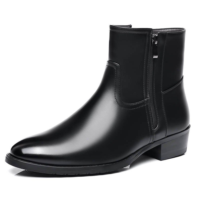 LUOMENG LUOMENG Short Chelsea Boots Men's Black
