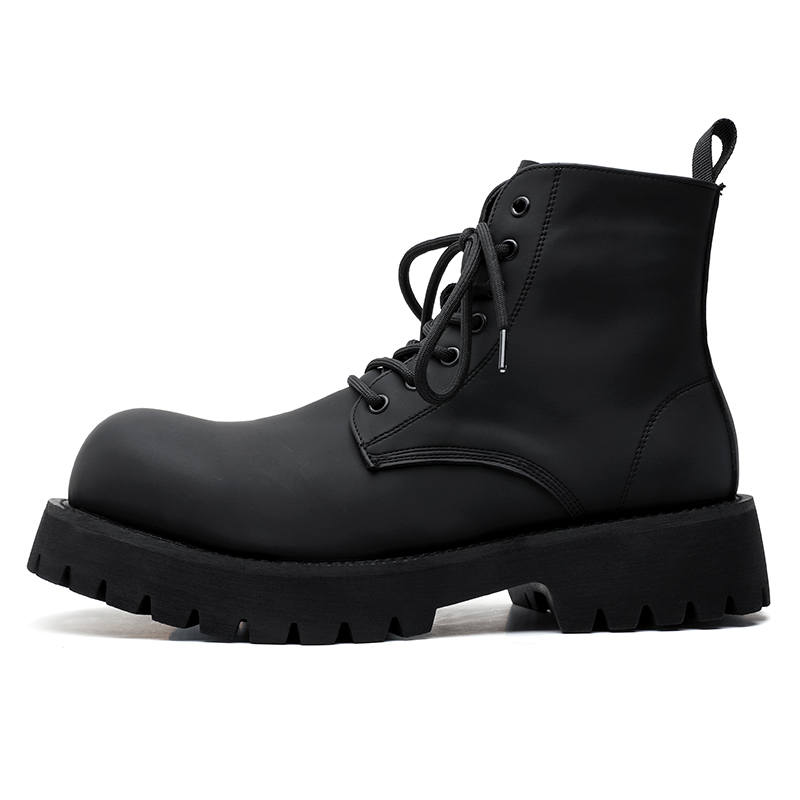 CHILANG CHILANG British Style Casual Men's Black