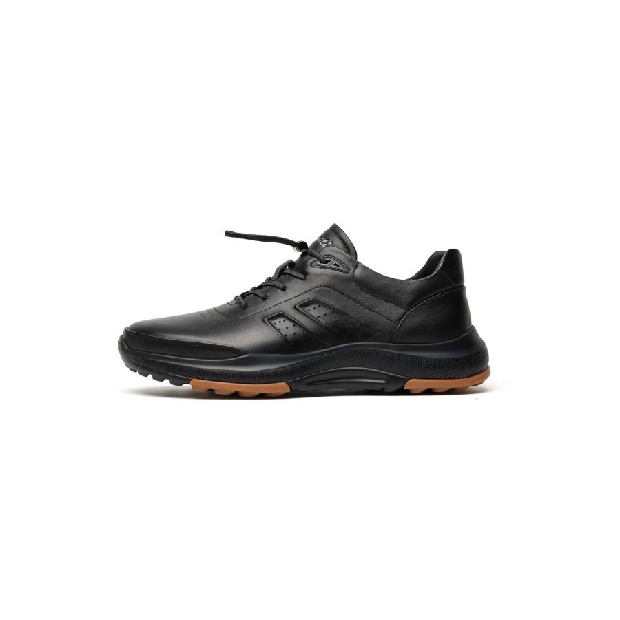 LAILE Casual Shoes Men's Low Top Black/Gray